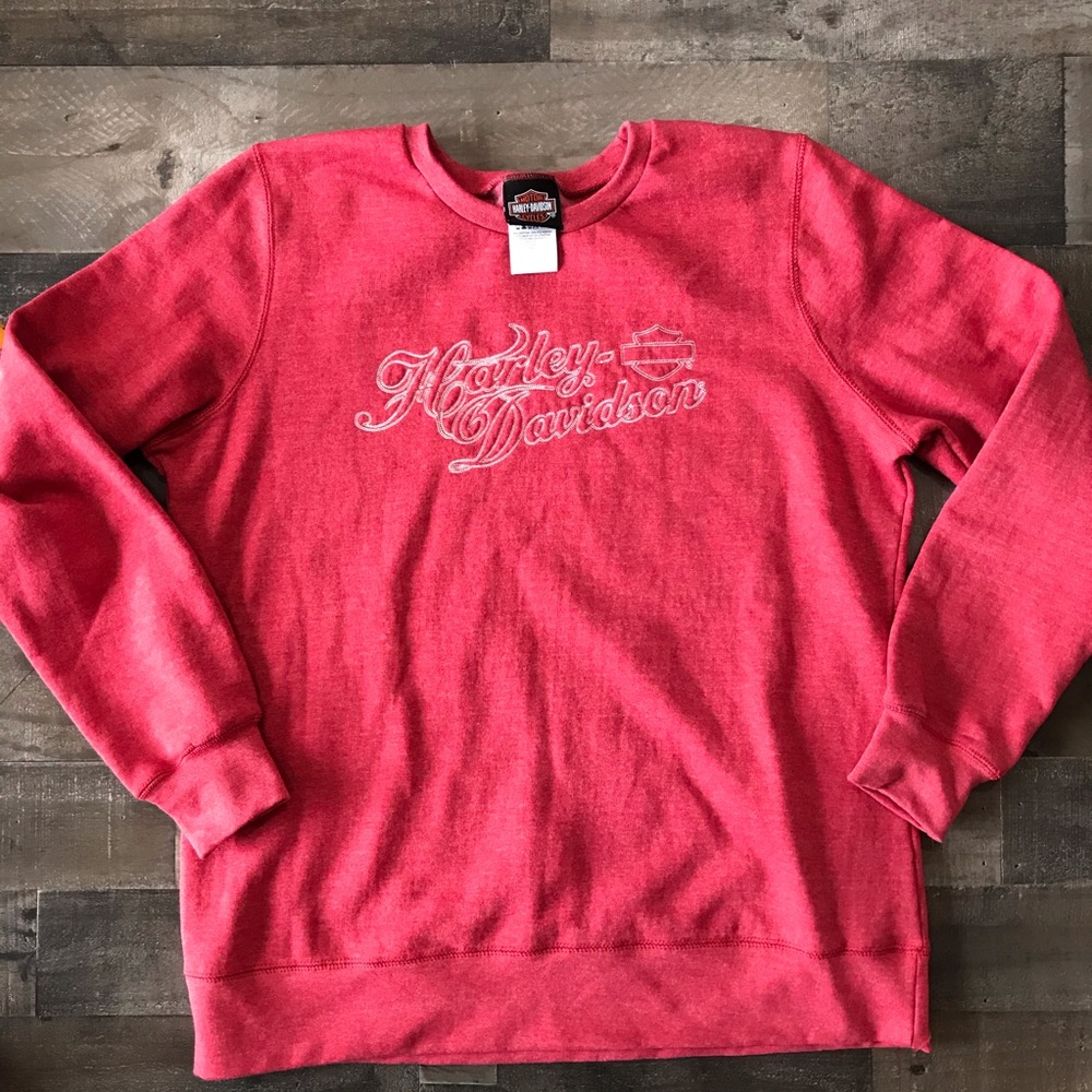 Harley Davidson Red Sweatshirt XL New Orleans